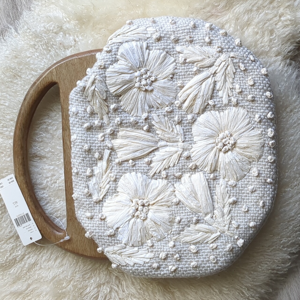 Anthropologie Juliette Embellished Clutch